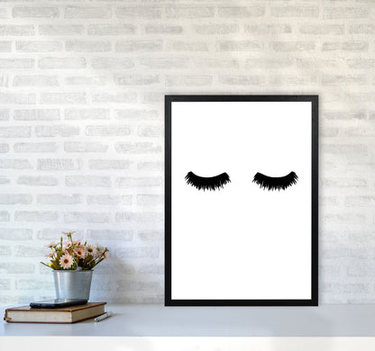 Lashes Modern Print A2 White Frame