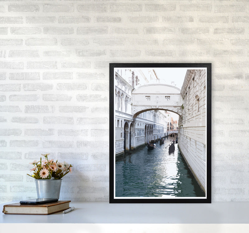 Venice Portrait 1 Modern Print A2 White Frame
