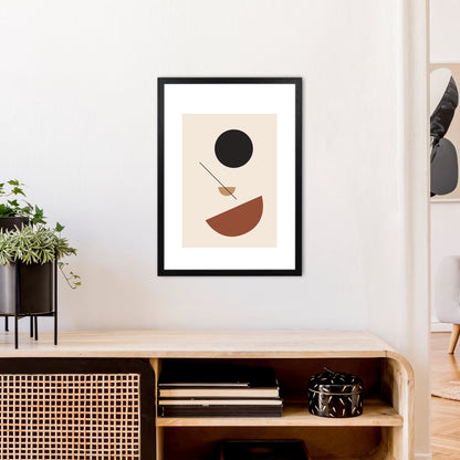 Mica Sand N13  Art Print by Pixy Paper A2 White Frame