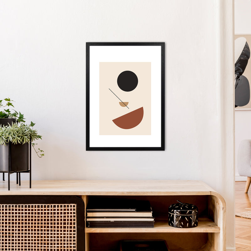 Mica Sand N13  Art Print by Pixy Paper A2 White Frame