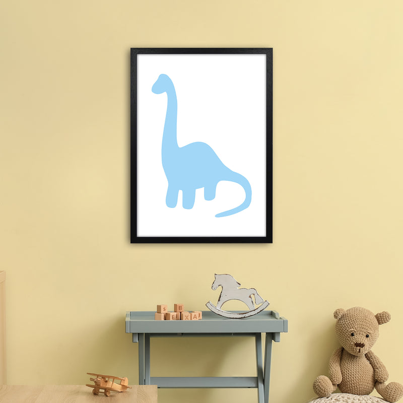 Brach Light Blue  Art Print by Pixy Paper A2 White Frame
