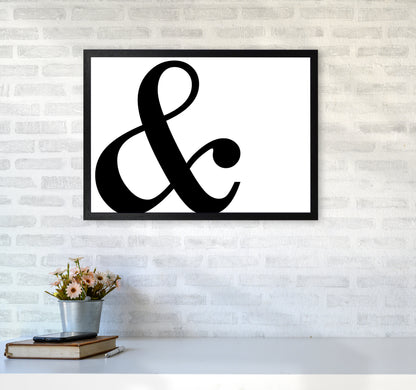 & Landscape  Art Print by Pixy Paper A2 White Frame