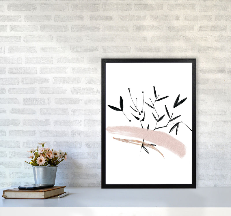 Delicate Floral 06 Art Print by Pixy Paper A2 White Frame