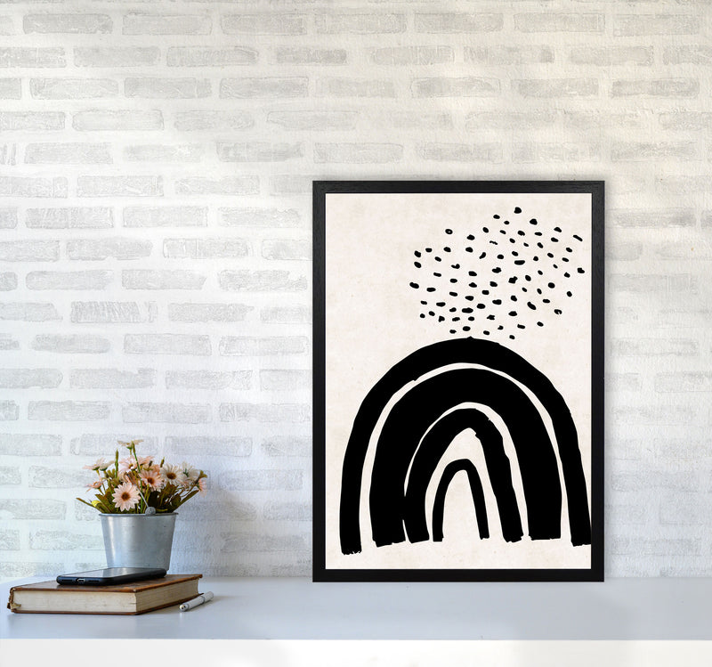 Autumn Raine abstract Art Print by Pixy Paper A2 White Frame
