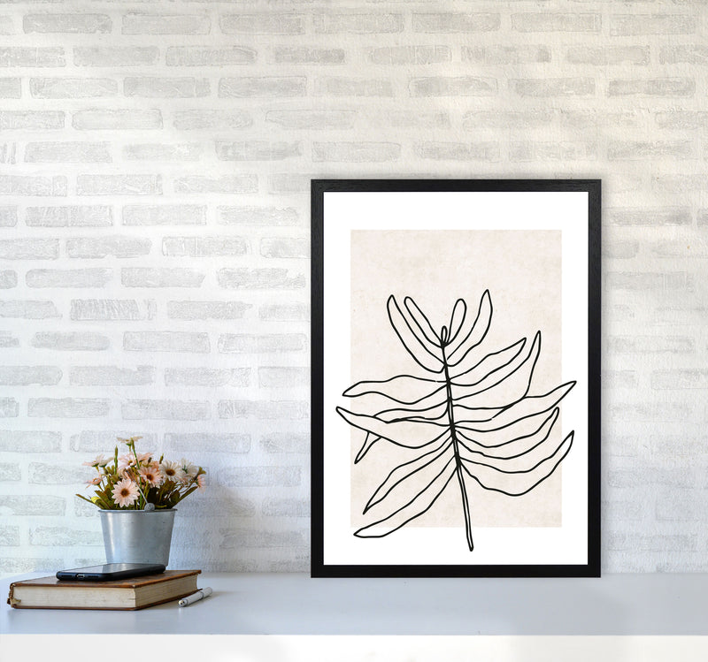 Autumn Wispa abstract Art Print by Pixy Paper A2 White Frame