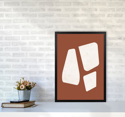 Autumn Luane abstract Art Print by Pixy Paper A2 White Frame
