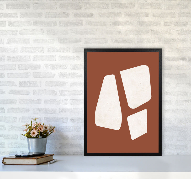 Autumn Luane abstract Art Print by Pixy Paper A2 White Frame