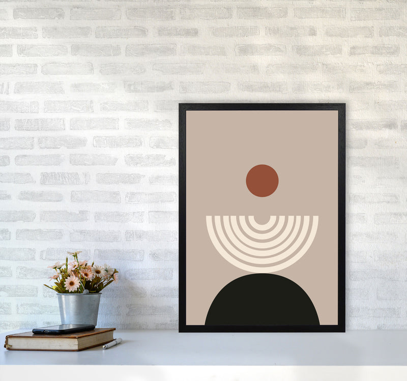 Autumn Lucille abstract Art Print by Pixy Paper A2 White Frame