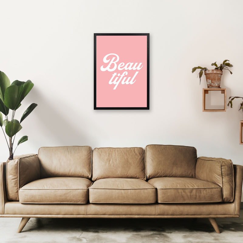 Beautiful Art Print by Pixy Paper A2 White Frame