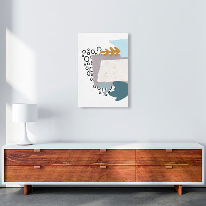 Reef Shapes Abstract 2 Modern Print A2 Canvas