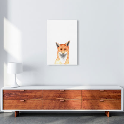 Forest Friends, Fox Modern Print Animal Art Print A2 Canvas