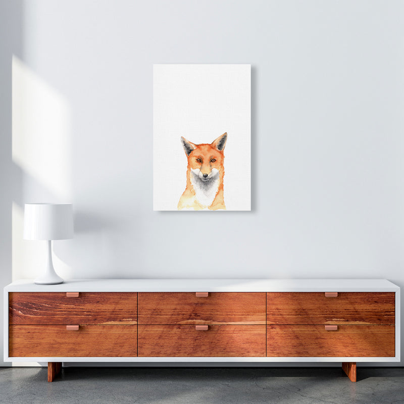 Forest Friends, Fox Modern Print Animal Art Print A2 Canvas