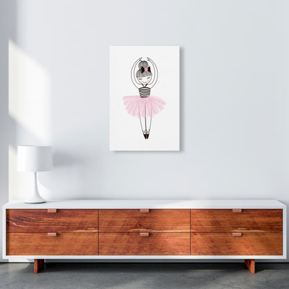 Girl&#39;s Ballerina Drawing Multi Set Illustration Wall Art Poster Print A2 Canvas