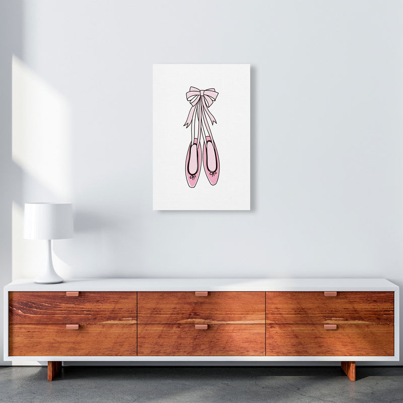 Ballerina Shoes Framed Nursey Wall Art Print A2 Canvas