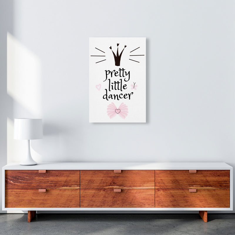 Pretty Little Dancer Framed Nursey Wall Art Print A2 Canvas