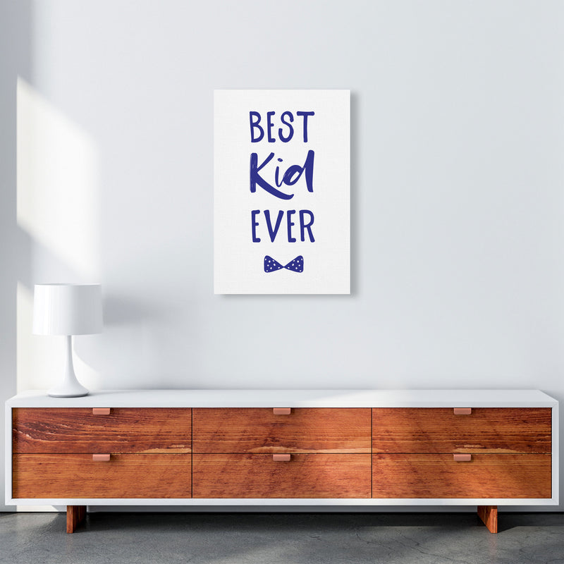 Best Kid Ever Navy Framed Nursey Wall Art Print A2 Canvas