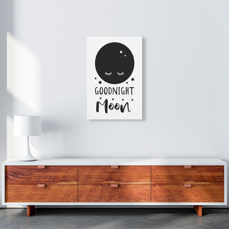 Goodnight Moon Black Framed Nursey Wall Art Print A2 Canvas