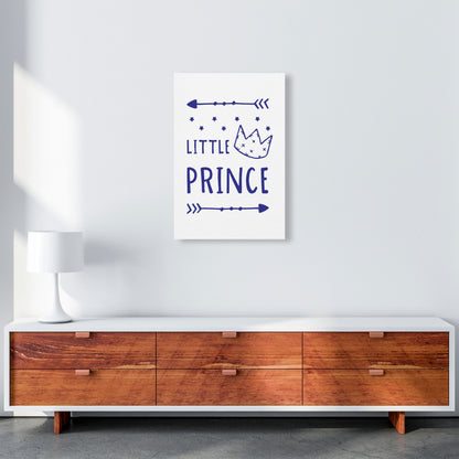 Little Prince Navy Framed Nursey Wall Art Print A2 Canvas