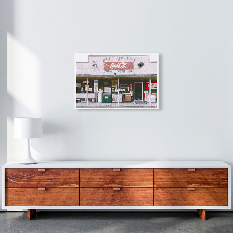 Coca Cola Shop Modern Print A2 Canvas