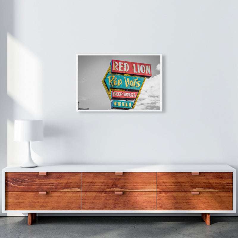 Vintage American Billboard Modern Print A2 Canvas