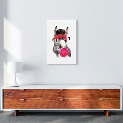 Gangster Donkey Modern Print Animal Art Print A2 Canvas