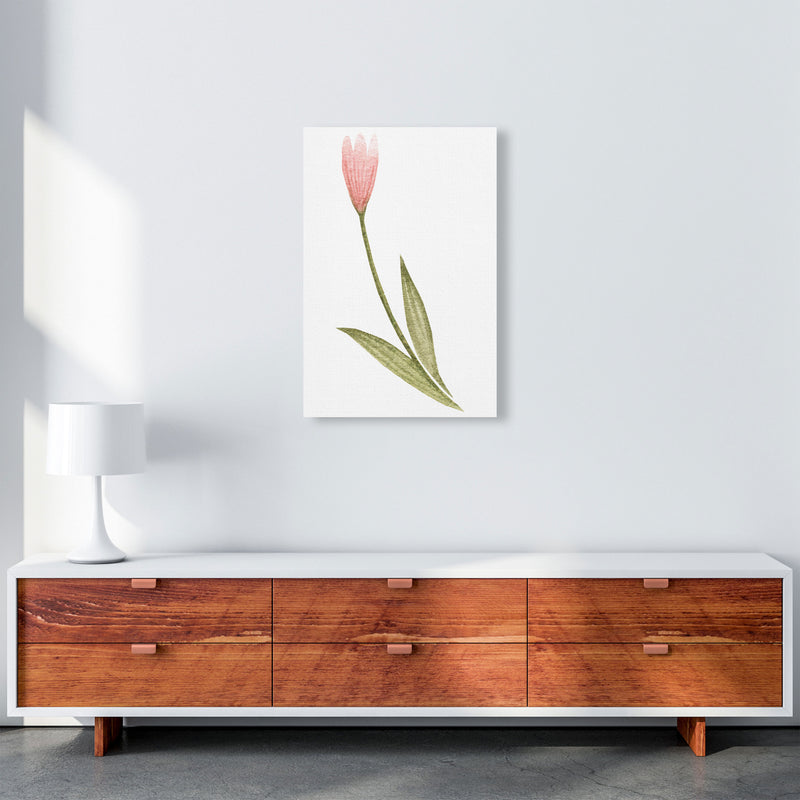 Pink Watercolour Flower 3 Modern Print A2 Canvas