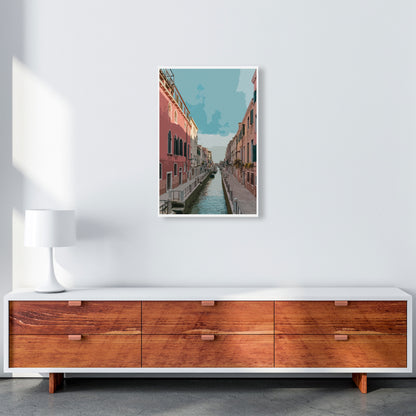 Venice Portrait 2 Modern Print A2 Canvas