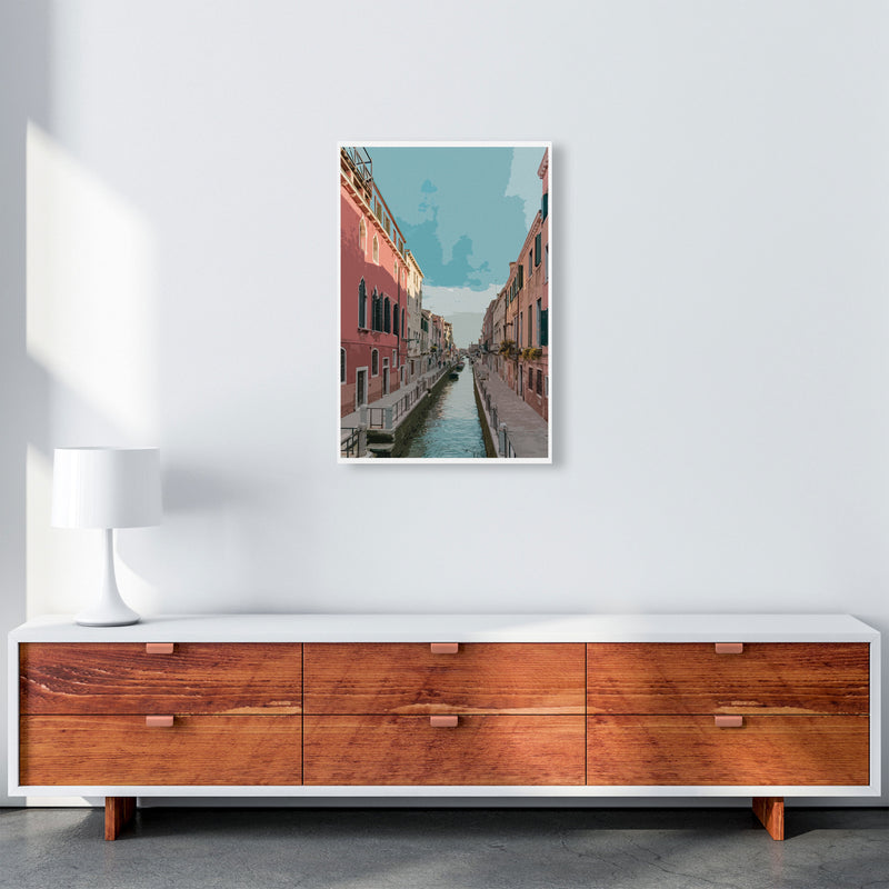 Venice Portrait 2 Modern Print A2 Canvas