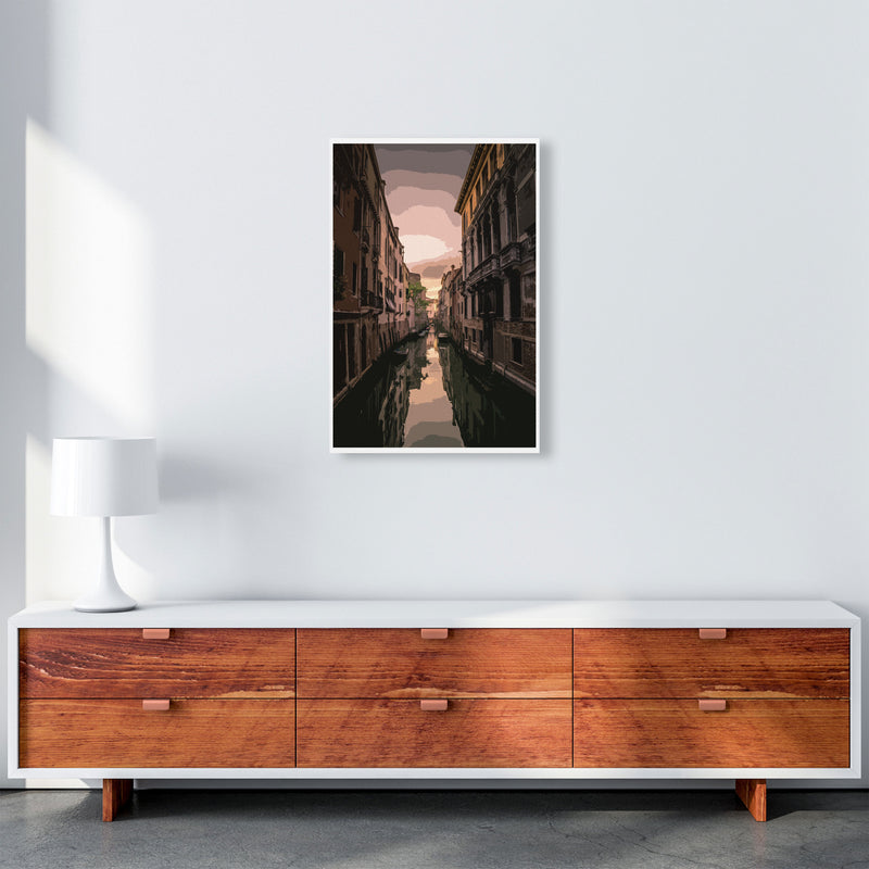 Venice Portrait 3 Modern Print A2 Canvas