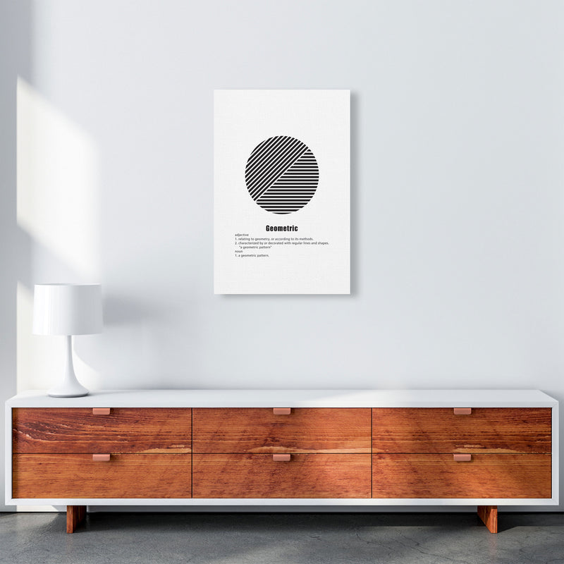 Geometric Meaning 3 Modern Print A2 Canvas