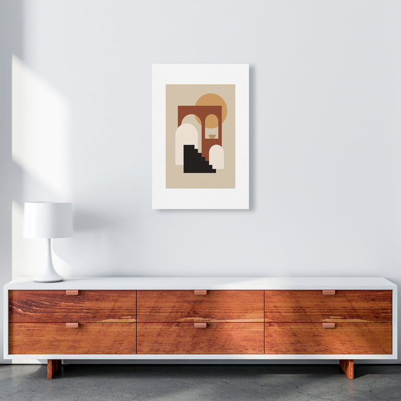 Mica Sand Stairs To Sun N16  Art Print by Pixy Paper A2 Canvas