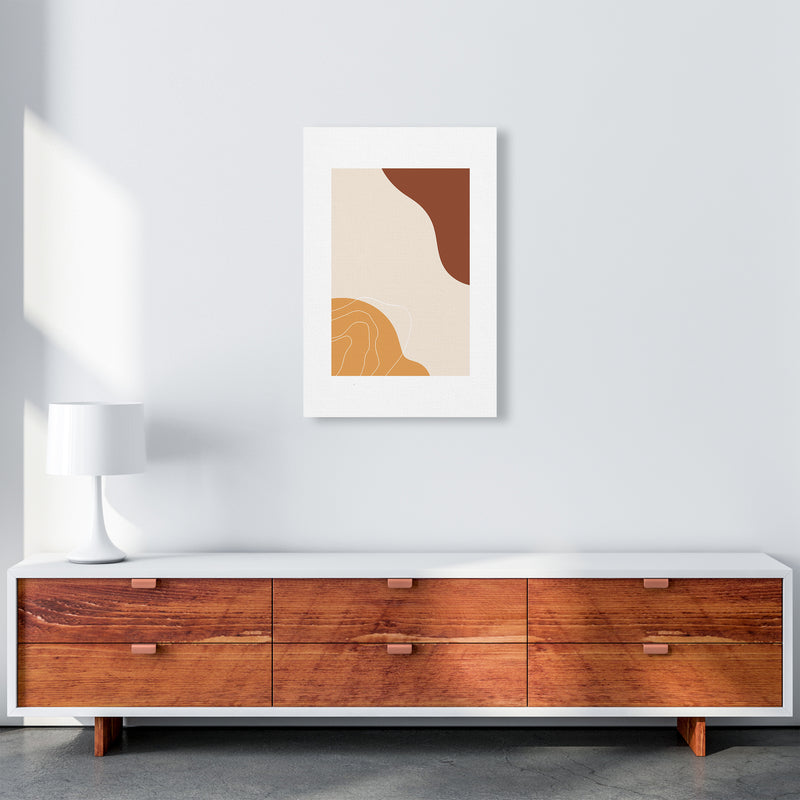 Mica Sand Abstract N27  Art Print by Pixy Paper A2 Canvas