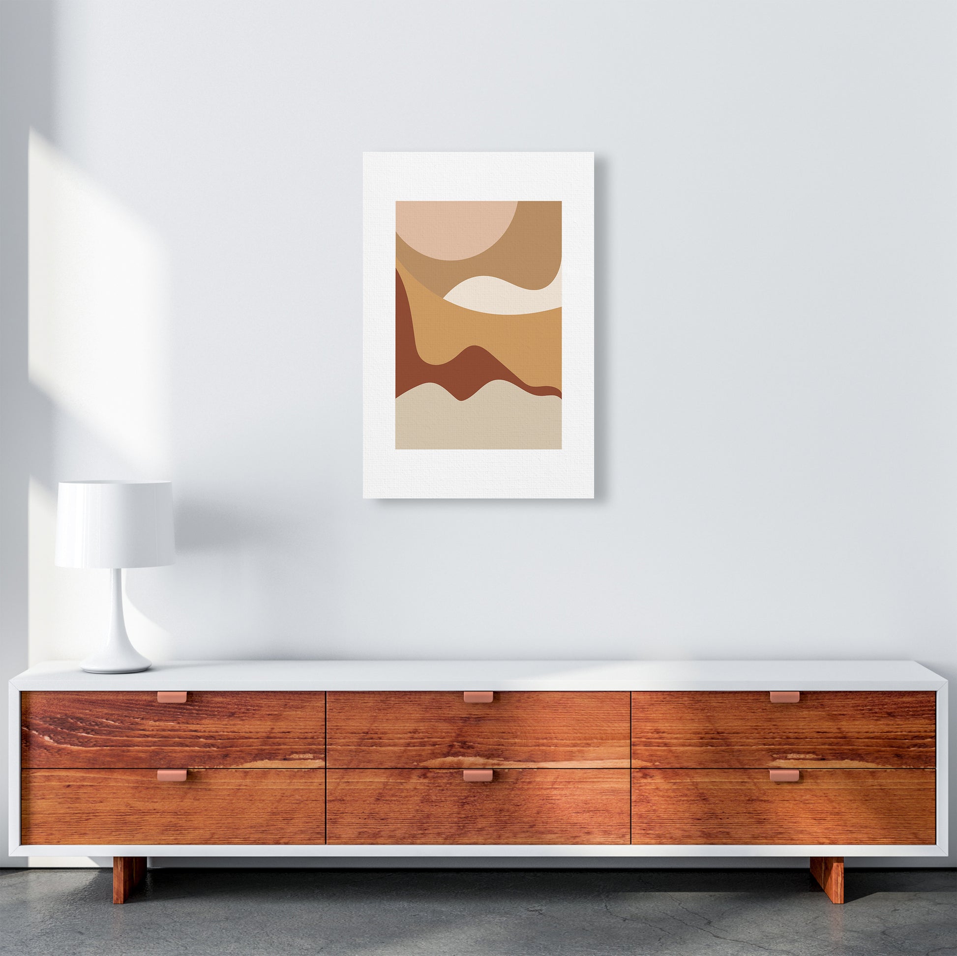 Mica Sand Dunes N25  Art Print by Pixy Paper A2 Canvas
