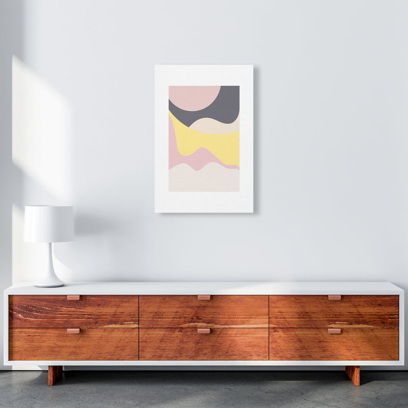 Mila Pink Dunes N15  Art Print by Pixy Paper A2 Canvas