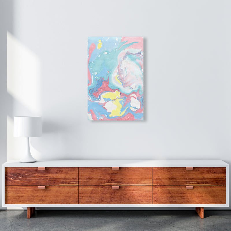 Liquid Mix Rainbow  Art Print by Pixy Paper A2 Canvas