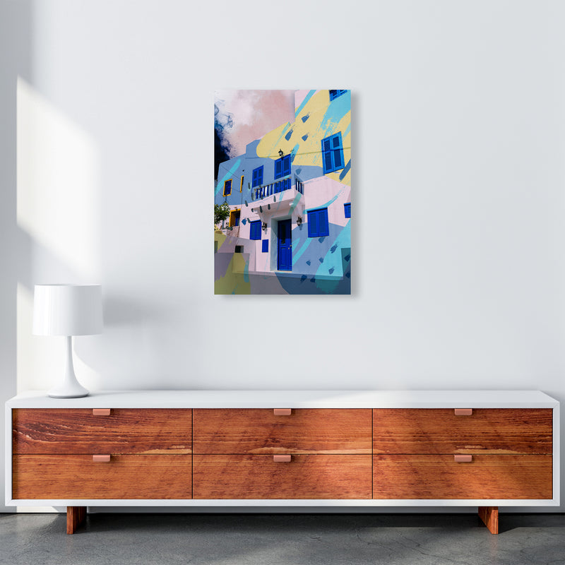 Buliding Pop  Art Print by Pixy Paper A2 Canvas