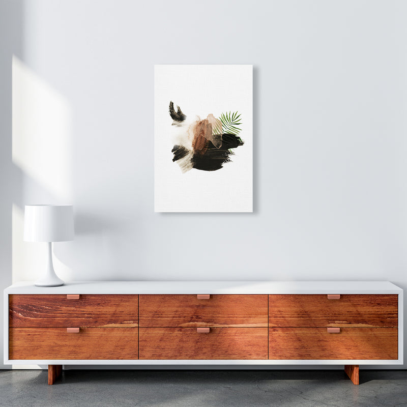 Exotic Abstract Shapes  Art Print by Pixy Paper A2 Canvas