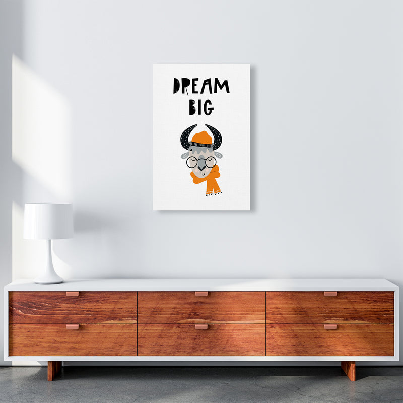 Dream Big Animal Pop  Art Print by Pixy Paper A2 Canvas
