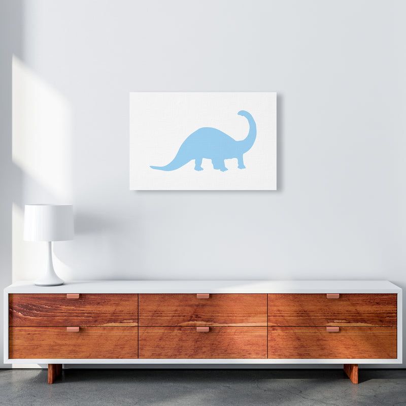 Sauro Light Blue  Art Print by Pixy Paper A2 Canvas