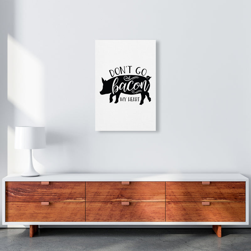 Don'T Go Bacon My Heart  Art Print by Pixy Paper A2 Canvas