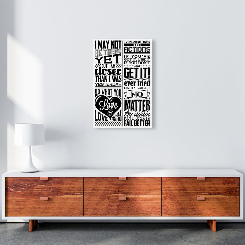 I May Not Be There Yet Vintage  Art Print by Pixy Paper A2 Canvas