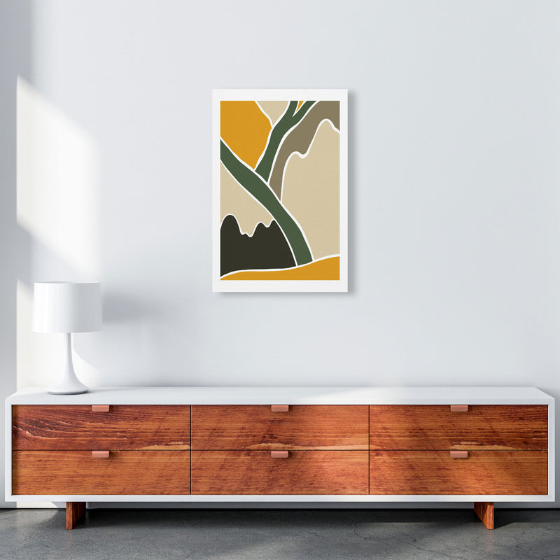 Wild Collection Mountains Abstract Art Print by Pixy Paper A2 Canvas