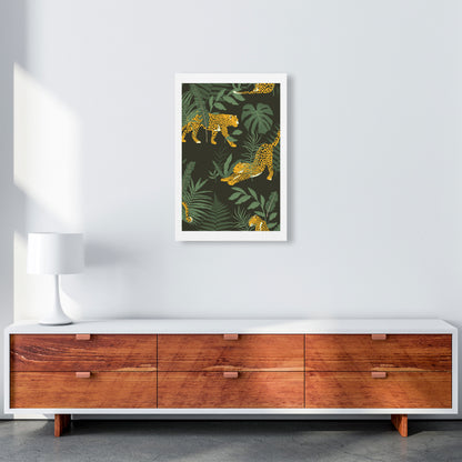 Wild Collection Cheetah Art Print by Pixy Paper A2 Canvas