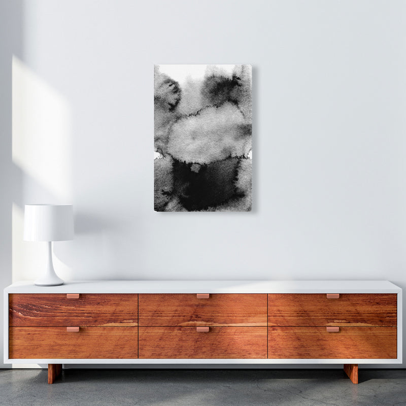 Majestic Monochrome Watercolour 14 Art Print by Pixy Paper A2 Canvas