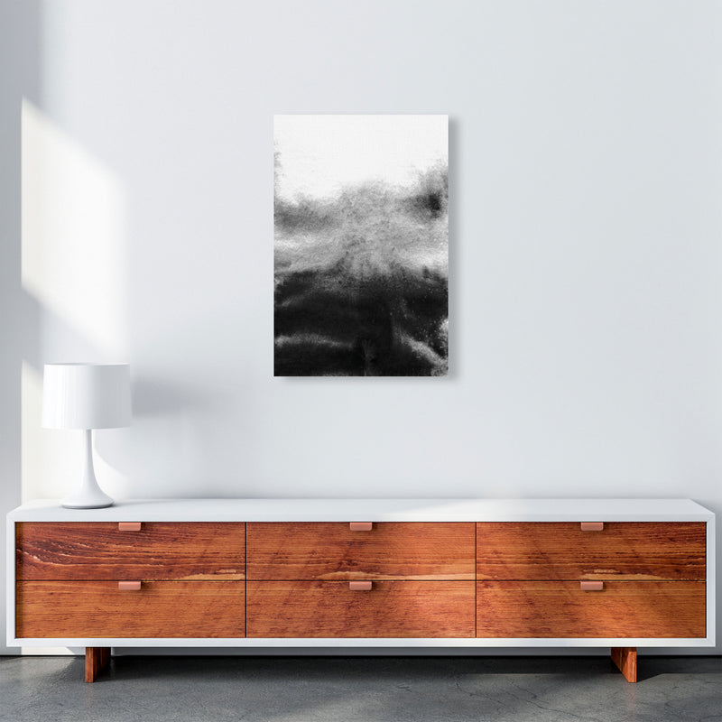 Majestic Monochrome Watercolour 19 Art Print by Pixy Paper A2 Canvas