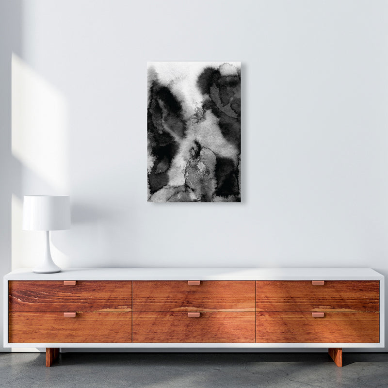 Majestic Monochrome Watercolour 11 Art Print by Pixy Paper A2 Canvas