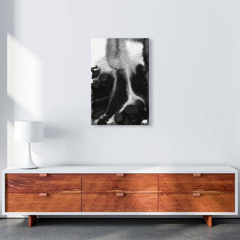 Majestic Monochrome Watercolour 20 Art Print by Pixy Paper A2 Canvas