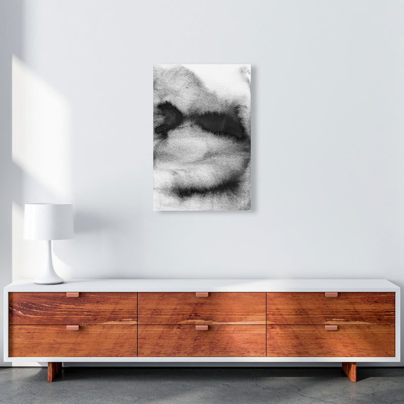 Majestic Monochrome Watercolour 08 Art Print by Pixy Paper A2 Canvas