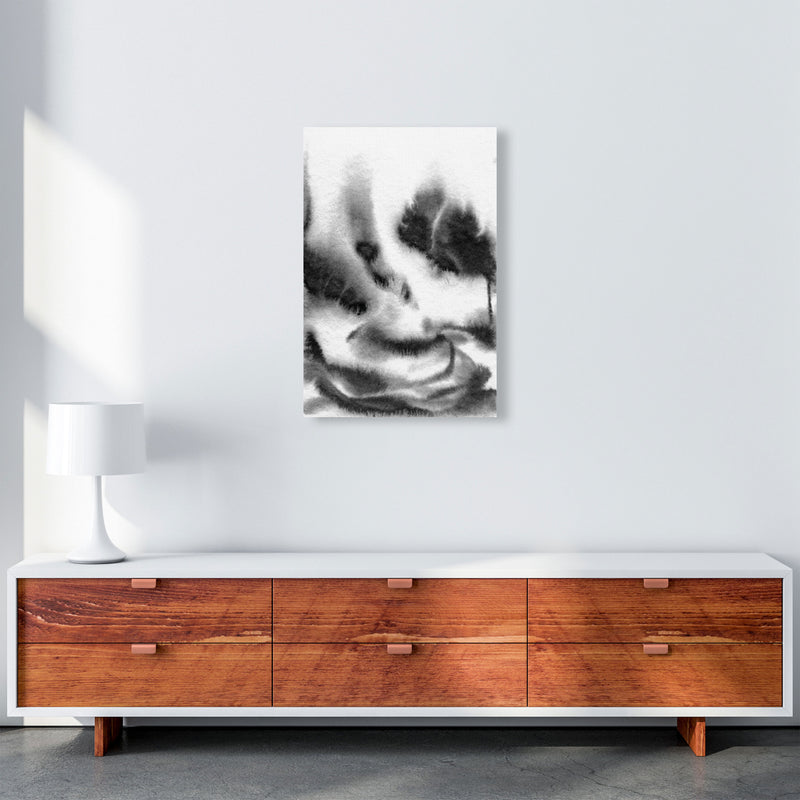 Majestic Monochrome Watercolour 06 Art Print by Pixy Paper A2 Canvas