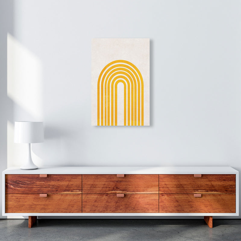 Rainbow mustard Art Print by Pixy Paper A2 Canvas